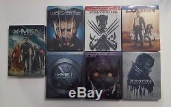 Lot Blu-ray Steelbook Intégrales X-MEN & WOLVERINE (9 films)