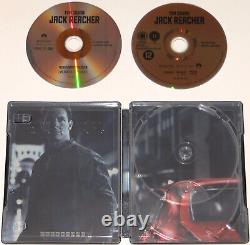 Lot Jack Reacher le 1 France et 2 Italie Blu-Ray Édition Collector Steelbook VF