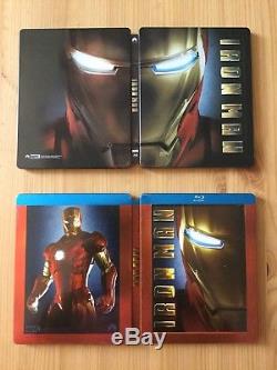 Lot Rare Bluray Steelbook Marvel Iron Man Blufans Lenticulaire & FuturShop