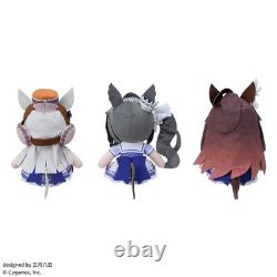 Lot de 3 peluches Uma Musume Pretty Derby Fuwapuchi Vol. 5 SEGA JAPAN 2025