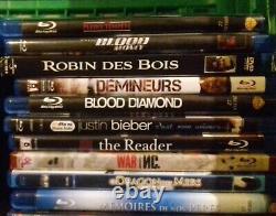 Lot de 34 blu ray trés bon état port gratuit regardez sur la liste