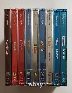 Lot de 7 Blu-ray Steelbook Walt Disney PIXAR Neufs sous blister + 2 offerts