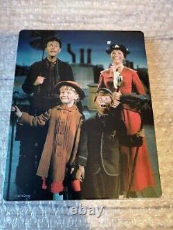 MARY POPPINS BLU RAY STEELBOOK ZAVVI UK Edition limitée + PROTECTION