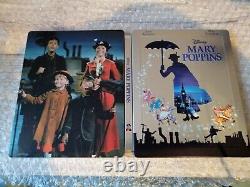 MARY POPPINS BLU RAY STEELBOOK ZAVVI UK Edition limitée + PROTECTION