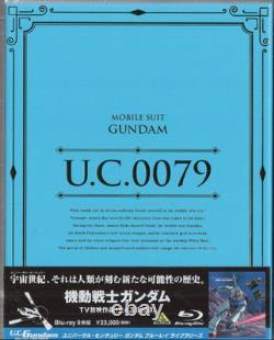 MOBILE SUIT GUNDAM Blu-ray U. C. Bibliothèques 9BD Region sous-titres anglais