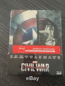 Marvel Captain America Civil War Edition Spéciale Fnac Steelbook NEUF