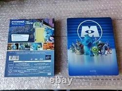 Monsters Inc Blu Ray Steelbook Lenticular Kimchidvd (monstres Et Compagnie)