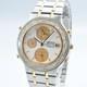 Montre Homme Seiko 5t52 7a00 World Time Quartz Ton Or Alarme Multifonction