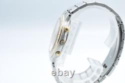 Montre Homme SEIKO 5T52 7A00 World Time Quartz Ton Or Alarme Multifonction