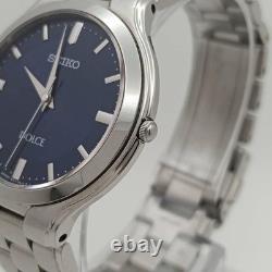 Montre SEIKO Dolce 8J4101A0 cadran bleu acier inoxydable quartz authentique