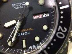 Montre de plongée SEIKO 6458-6020 200m rare propre fonctionne vintage