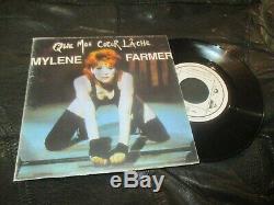 Mylene farmer 45t promo que mon coeur lache de limitee a 200 exemplaires