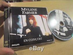 Mylene farmer rare cdi en concert 2eme pressage lisible dvd rare comme promo