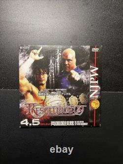 NJPW Resolution 2009 DVD RARE Kurt Angle vs Tanahashi Japanese Wrestling