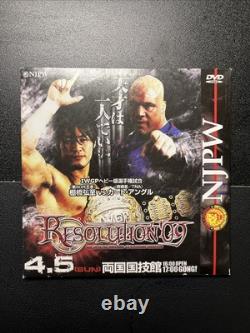 NJPW Resolution 2009 DVD RARE Kurt Angle vs Tanahashi Japanese Wrestling