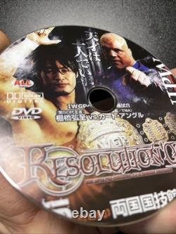 NJPW Resolution 2009 DVD RARE Kurt Angle vs Tanahashi Japanese Wrestling