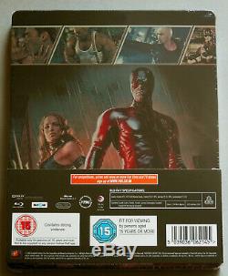 New Daredevil 2003 Movie Steelbook Blu-ray Uk Zavvi Marvel Exclusive (very Rare)