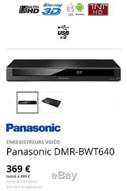 PANASONIC DMR-BWT640 BLU-RAY / DVD RECORDER HDD 250Go