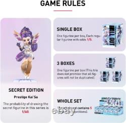 POP MART League of Legends K/DA ALL OUT Series Boîte assortie 5 pièces Japo