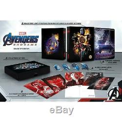 PRE ORDER Avengers Endgame 4K Zavvi Exclusive Collectors Edition Steelbook
