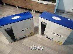 PS5 Console de Jeux Sony Playstation 5 Standard Edition Lecteur Blu-Ray Disc DVD