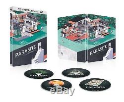 Parasite 2500 ex Collector Steelbook Blu-Ray + Blu-Ray 4K HDR + DVD + Storyboard