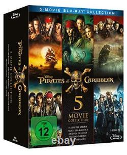 Pirates of the Caribbean 5-Movie Collection Blu-ray Allemand