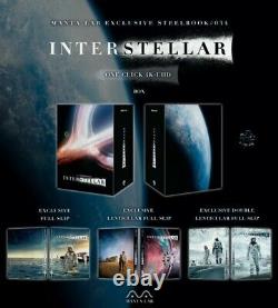 Pré-commande Steelbook Manta Lab ME34 Interstellar One Click Neuf /New