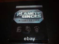 Rare! Coffret 7 Blu-ray La Planete Des Singes L'integrale Des 7 Films