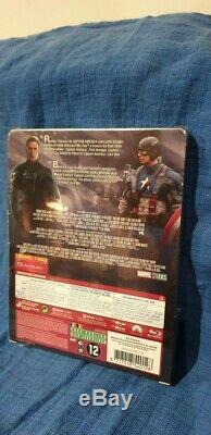 Rare Coffret Captain America La Trilogie Steelbook Exclusivité Fnac Blu-ray