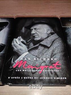 Rare! Maigret Jean Richard Les 5 Coffrets Metal Complet (31 Dvd)