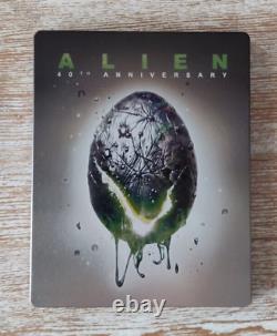 Rare Steelbook Blu Ray 4k + Blu Ray Alien (40th Anniversary Edition)