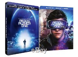 Ready Player One Bluray French Exclusive Box Set 3d DVD Steelbook Ultra 4k