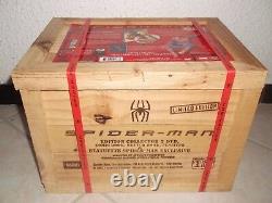 SPIDER-MAN 2002 DVDBOX FR collector woodenbox/ NEW NEUF UNOPEN /DVDBOX/à voir