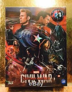 STEELBOOK Blu-ray Captain Civil War Full Slip weet- MARVEL