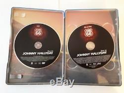 STEELBOOK Blu-ray + dvd Johnny Hallyday Stade de France 2009 Tour66