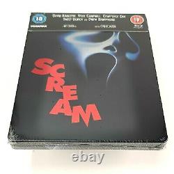 Scream Steelbook Blu-ray Ultra Ltd Edition 2000 Copies UK Zavvi Region B New