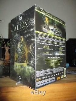Sideshow-Coffret statuette Alien&oeuf avec éclairage-Blu ray&dvd-sous cello