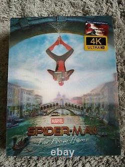 Spiderman Far From Home Lenticular Fullslip Steelbook Edition Filmarena Neuf