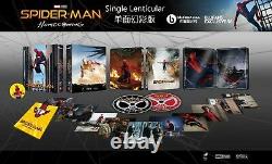 Spiderman Homecoming BLUFANS Steelbook Exclusive #56 Single Lenticular BR 4k+3D