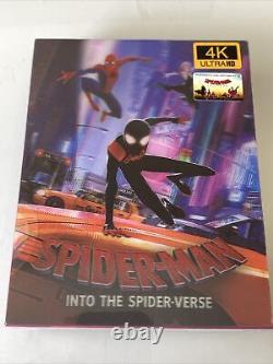 Spiderman Into The Spider-verse Bluray 4k Uhd Steelbook Filmarena Fac 116 Neuf