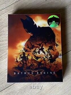 Steelbook Batman Begins Blufans Double Lenti Uhd 4k Ultra Hd + Blu-ray