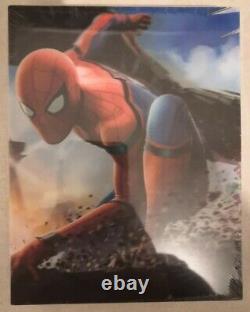 Steelbook Blufans Spider-Man Homecoming Double Lenti 4K 3D 2D Neuf / New
