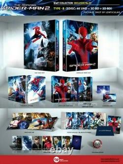 Steelbook Fullslip Lenticulaire The Amazing Spider-Man 2 4K Weet Neuf