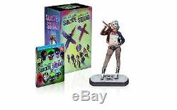 Suicide Squad coffret Edition limitée Statue figure Harley Quinn Blu-ray neuf