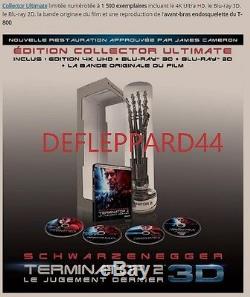 TERMINATOR 2 Le Jugement Dernier 3D/4K Edition Collector Limitée Blu-ray PRECO