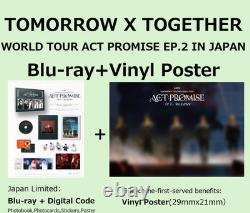 TOMORROW X TOGETHER WORLD TOUR ACT PROMISE EP. 2 IN JAPAN Blu-ray + Poster PRE
