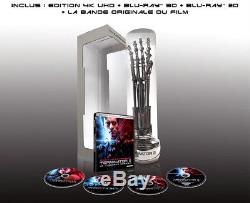 Terminator 2 Blu-ray 3D 4K Edition Collector Ultimate limitée + Bras T-800