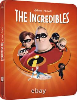 The Incredibles SteelBook Blu-ray Zavvi Edition limitée 3000 Ex Région libre