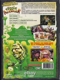The Toxic Avenger Tetralogie Coffret Combo 4 Blu-ray + 4 DVD Neuf Sous Blister